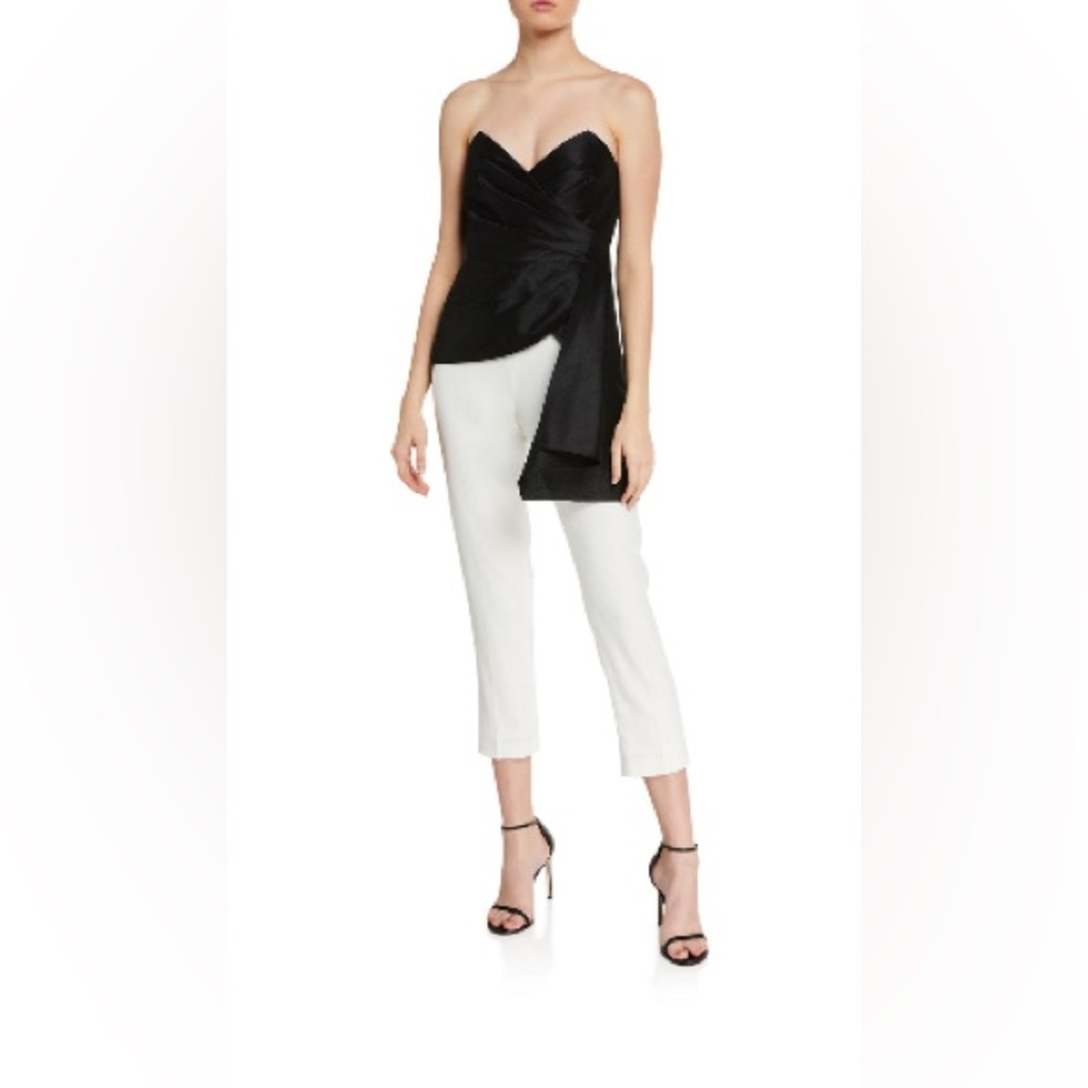 #68” JAYGODFREY Black and White Ankle Cropped Pants